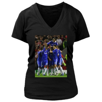 FC Chelsea Women's Deep V-Neck TShirt