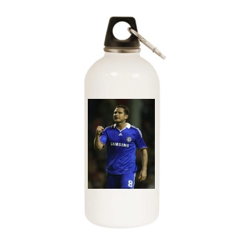 FC Chelsea White Water Bottle With Carabiner