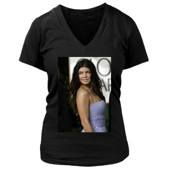 Fergie Women's Deep V-Neck TShirt