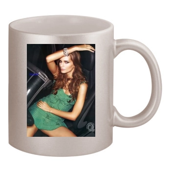 Fernanda 11oz Metallic Silver Mug