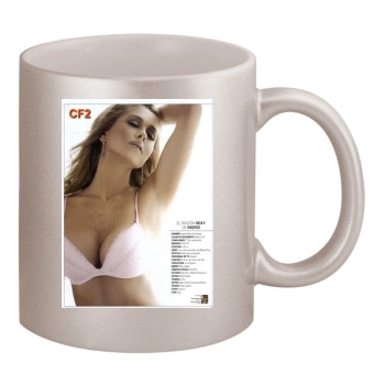 H Magazine 11oz Metallic Silver Mug