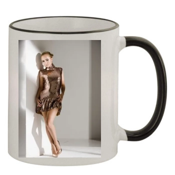 Hayden Panettiere 11oz Colored Rim & Handle Mug