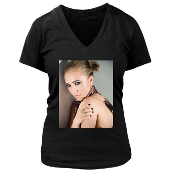 Hayden Panettiere Women's Deep V-Neck TShirt