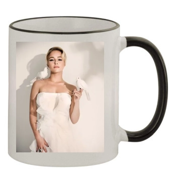 Hayden Panettiere 11oz Colored Rim & Handle Mug