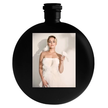 Hayden Panettiere Round Flask