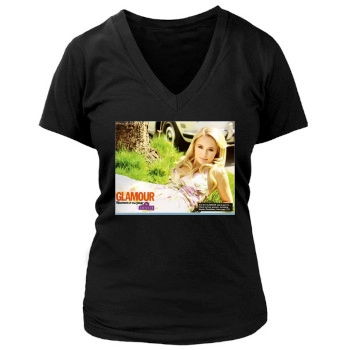 Hayden Panettiere Women's Deep V-Neck TShirt