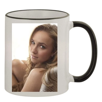 Hayden Panettiere 11oz Colored Rim & Handle Mug