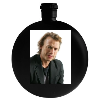 Heath Ledger Round Flask