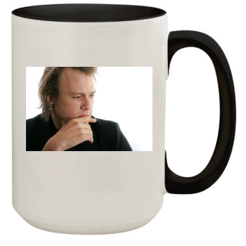 Heath Ledger 15oz Colored Inner & Handle Mug