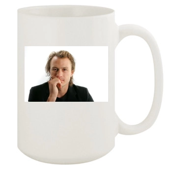 Heath Ledger 15oz White Mug