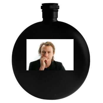 Heath Ledger Round Flask