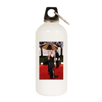 Heather Graham White Water Bottle With Carabiner