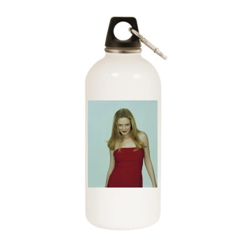 Heather Graham White Water Bottle With Carabiner