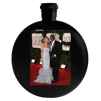 Heidi Klum Round Flask