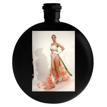 Heidi Klum Round Flask