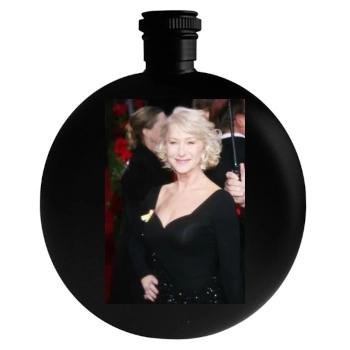 Helen Mirren Round Flask