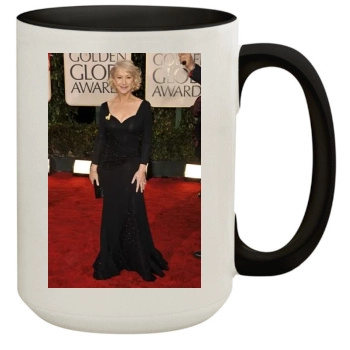 Helen Mirren 15oz Colored Inner & Handle Mug