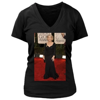 Helen Mirren Women's Deep V-Neck TShirt