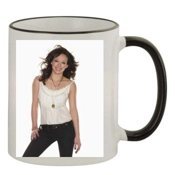 Hilary Duff 11oz Colored Rim & Handle Mug