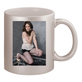 Hilary Duff 11oz Metallic Silver Mug