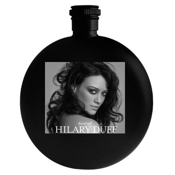 Hilary Duff Round Flask