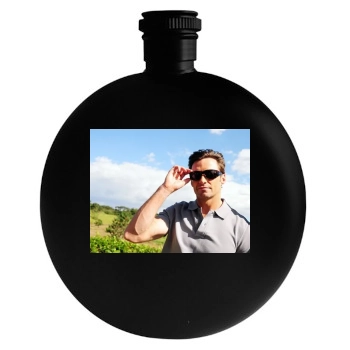 Hugh Jackman Round Flask