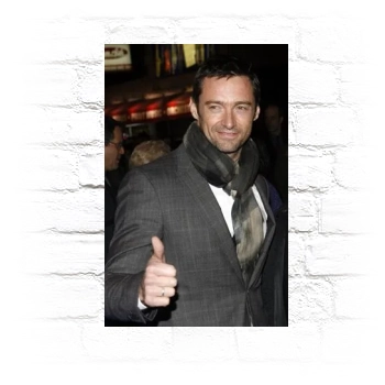 Hugh Jackman Metal Wall Art