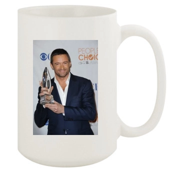 Hugh Jackman 15oz White Mug