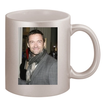 Hugh Jackman 11oz Metallic Silver Mug