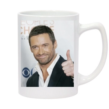 Hugh Jackman 14oz White Statesman Mug