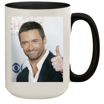 Hugh Jackman 15oz Colored Inner & Handle Mug