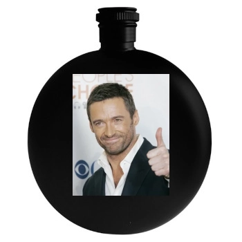 Hugh Jackman Round Flask