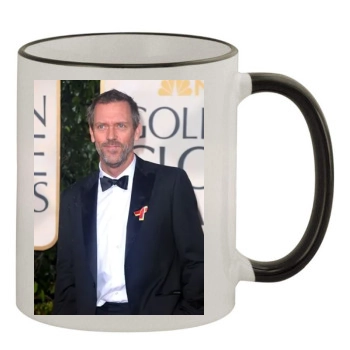 Hugh Laurie 11oz Colored Rim & Handle Mug