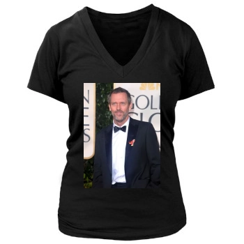 Hugh Laurie Women's Deep V-Neck TShirt