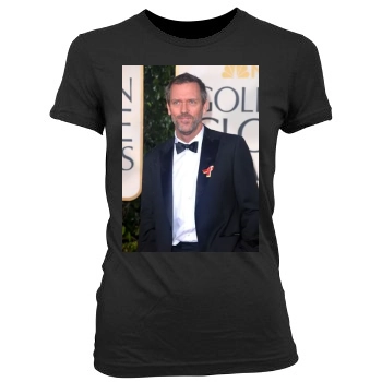 Hugh Laurie Women's Junior Cut Crewneck T-Shirt