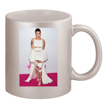 Halsey (events) 11oz Metallic Silver Mug