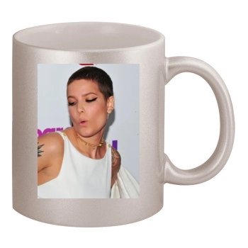 Halsey (events) 11oz Metallic Silver Mug