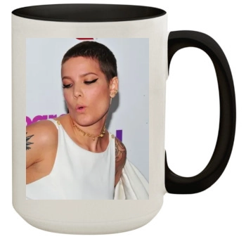 Halsey (events) 15oz Colored Inner & Handle Mug