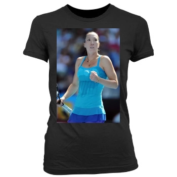 Jelena Jankovic Women's Junior Cut Crewneck T-Shirt