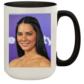 Olivia Munn 15oz Colored Inner & Handle Mug