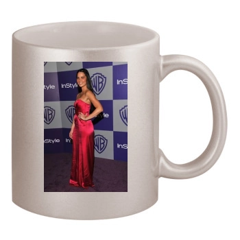 Olivia Munn 11oz Metallic Silver Mug