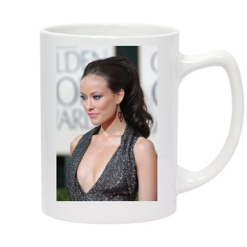 Olivia Wilde 14oz White Statesman Mug