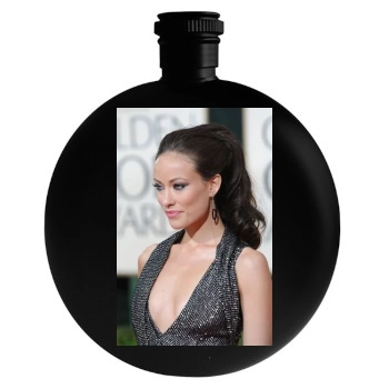 Olivia Wilde Round Flask