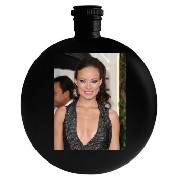 Olivia Wilde Round Flask