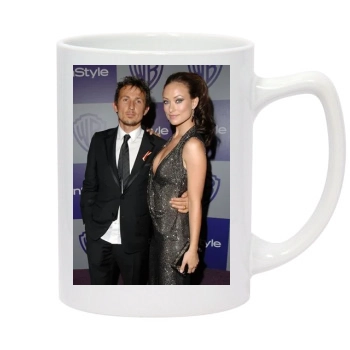 Olivia Wilde 14oz White Statesman Mug