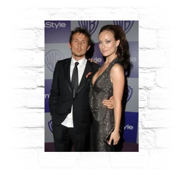 Olivia Wilde Metal Wall Art