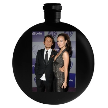 Olivia Wilde Round Flask