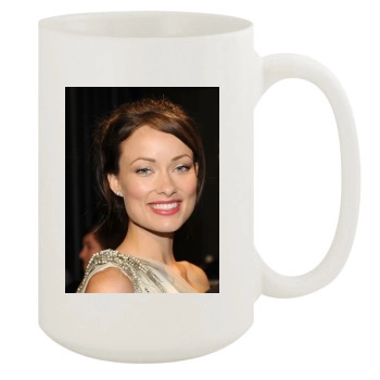 Olivia Wilde 15oz White Mug