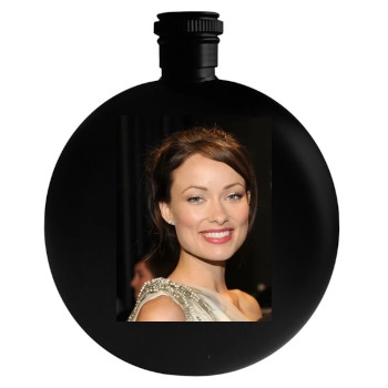 Olivia Wilde Round Flask