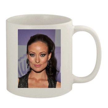 Olivia Wilde 11oz White Mug